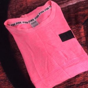 PINK Football Style Sweatshirt